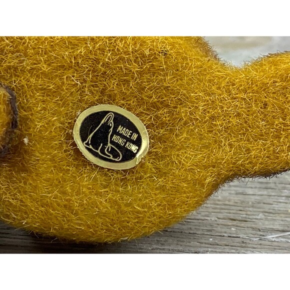 Vintage Flocked Chipmunks Set of 2 Naturecore Cottagecore Made in Hong Kong - Picture 8 of 10